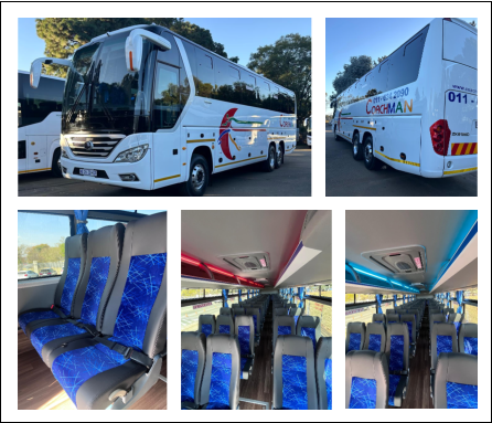 65 Seater Lux Coaches with AC
