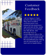 Coachman Coach - 5 Star positive feedback.